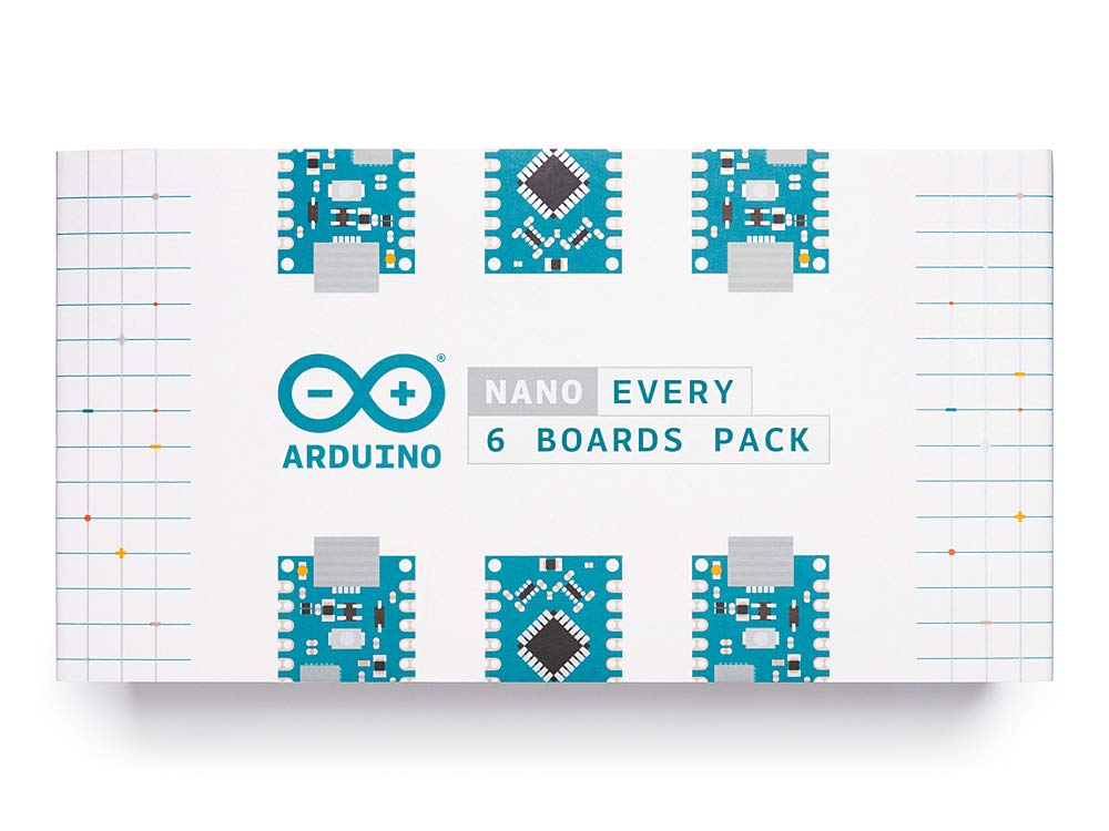 Arduino Nano Every (6 Boards Pack)